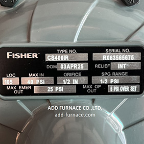 Fisher Type No CS400IN